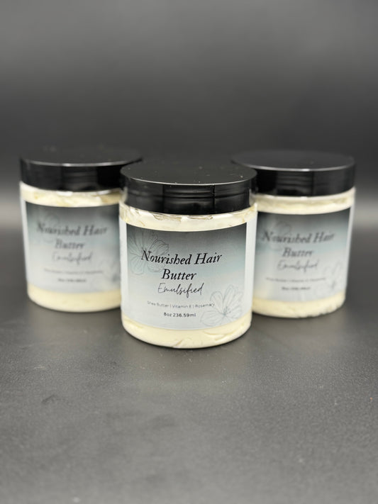 Nourished Hair Butter (Emulsified)